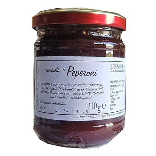 Paprika-Kompott 210 Gramm Produktion Az.Agricola San Benedetto Montepulciano Paprika-Kompott 210 Gramm Produktion Az.Agricola San Benedetto Montepulciano von Az.Agricola San Benedetto