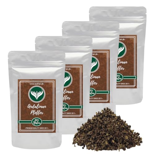 Azafran Andalimanpfeffer, Indonesischer Zitronenpfeffer, wilder Andaliman Pfeffer aus Sumatra 500g von Azafran