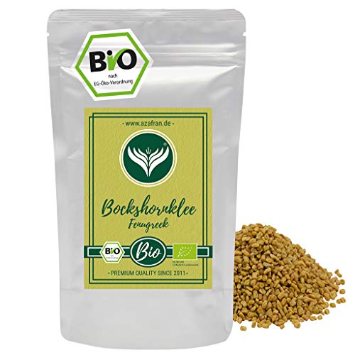 Azafran BIO Bockshornklee Saat ganz - Bockshornkleesamen 250g von Azafran