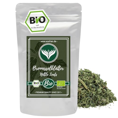 Azafran BIO Brennnessel Blätter | Brennnesselblätter Tee lose getrocknet | Brennnesselblätter Brennessel Tee 250 g von Azafran