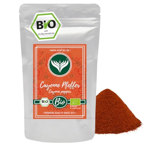 Azafran BIO Cayennepfeffer - Cayenne Chili als Pulver gemahlen 250g von Azafran