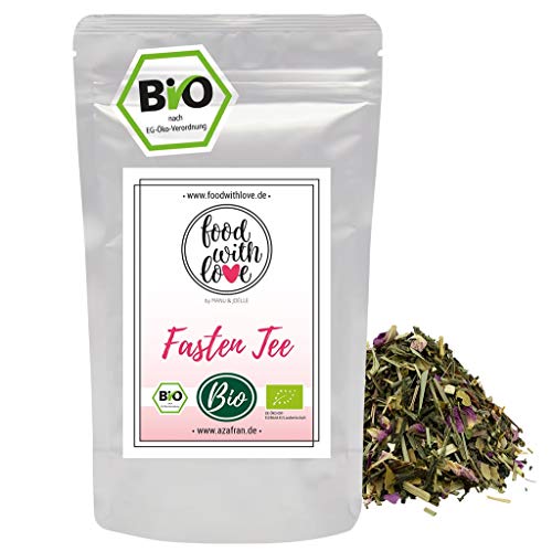 Azafran BIO Fasten Tee, Sencha Kräutertee für eine Fasten Tee Kur 250g von Azafran