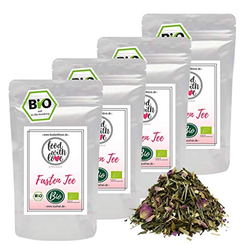 Azafran BIO Fasten Tee Sencha Kräutertee als Ergänzung für eine Fasten Kur 1kg von Azafran