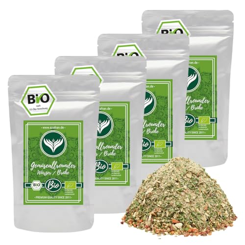 Azafran BIO Gemüsewürzer/Gewürzmischung bzw Brühe ohne Hefe, Glutamate, Fett und Zucker 2kg von Azafran