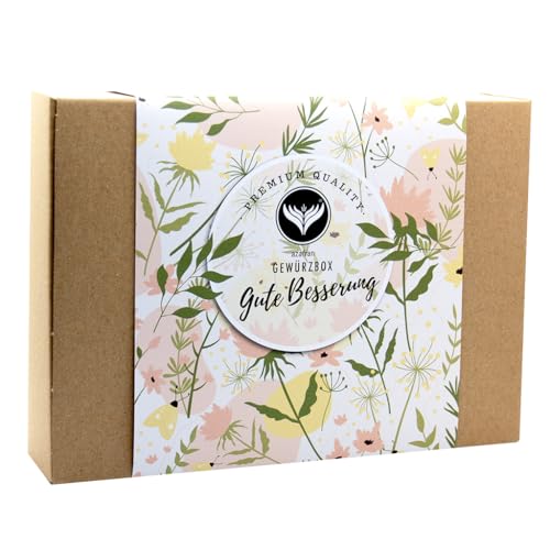 Azafran BIO Geschenk Set Gute Besserung, Genesungsgeschenk, Geschenkidee für Kranke von Azafran