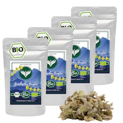Azafran BIO Griechischer Bergtee lose, Kräutertee (Sideritis Scardia) aus Griechenlands Bergen 1kg von Azafran
