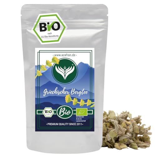 Azafran BIO Griechischer Bergtee lose, Kräutertee (Sideritis Scardia) aus Griechenlands Bergen 250g von Azafran