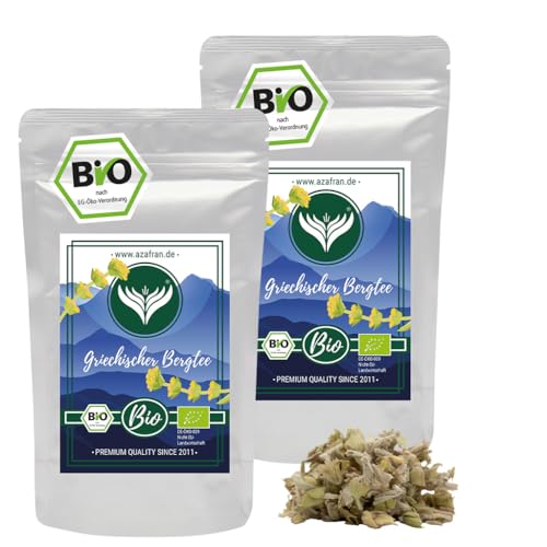 Azafran BIO Griechischer Bergtee lose, Kräutertee (Sideritis Scardia) aus Griechenlands Bergen 500g Azafran BIO Griechischer Bergtee lose, Kräutertee (Sideritis Scardia) aus Griechenlands Bergen 500g von Azafran