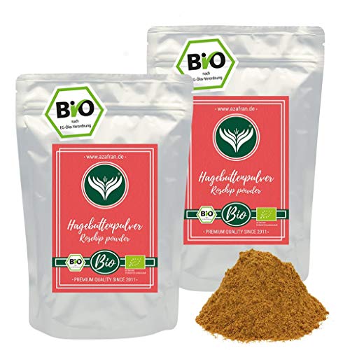 Azafran BIO Hagebuttenpulver, Hagebutte gemahlen 1kg von Azafran