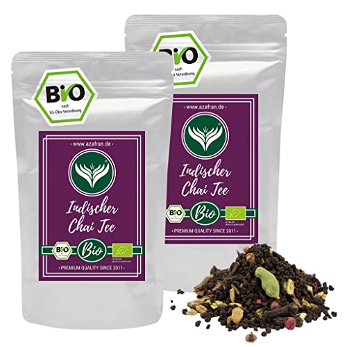 Azafran BIO Indischer Chai Tee - Gewürztee lose 500g von Azafran