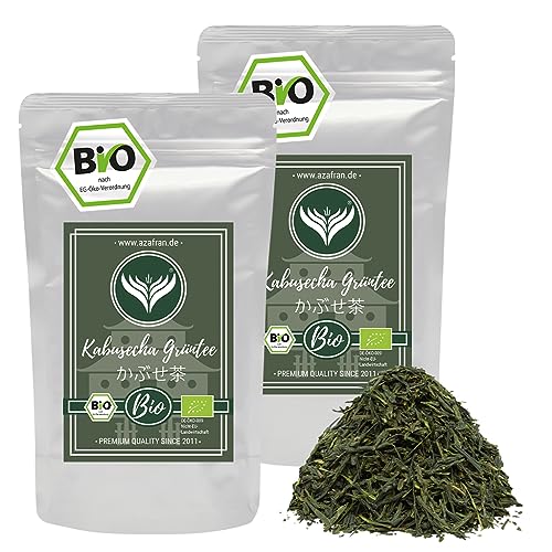 Azafran BIO Kabusecha, Grüner Tee Japan Kabusecha Orihima, Kabuse Cha Sencha Grüntee 500g von Azafran