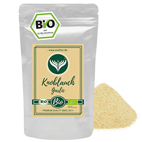 Azafran BIO Knoblauch granuliert, Knoblauchpulver, Knoblauchgranulat Gewürz 250g von Azafran