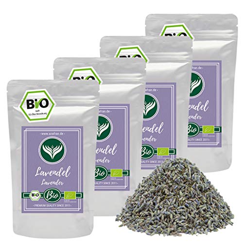 Azafran BIO Lavendel - Ganze Lavendelblüten getrocknet auch für Tee 1kg von Azafran