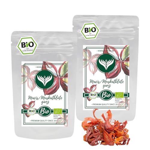 Azafran BIO Macis Muskatblüte ganz - Ganze Macisblüte Gewürz 100g von Azafran