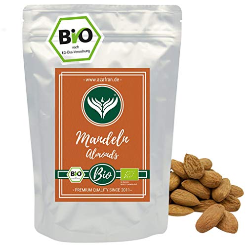 Azafran BIO Mandeln (Almonds) Naturbelassen ganz 1kg von Azafran