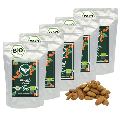 Azafran BIO Mandeln (Almonds) Naturbelassen ganz 5kg von Azafran