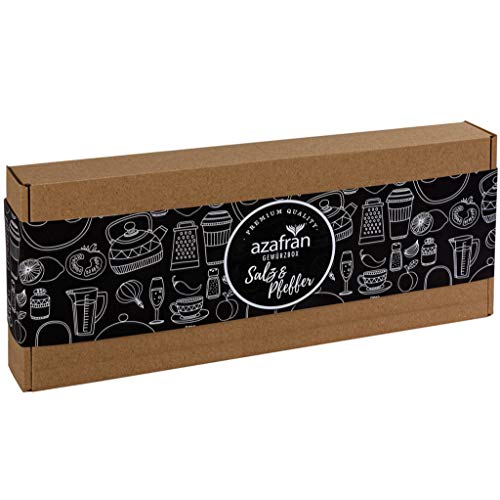 Azafran BIO Pfeffer und Salz Geschenk Set / Geschenkbox von Azafran