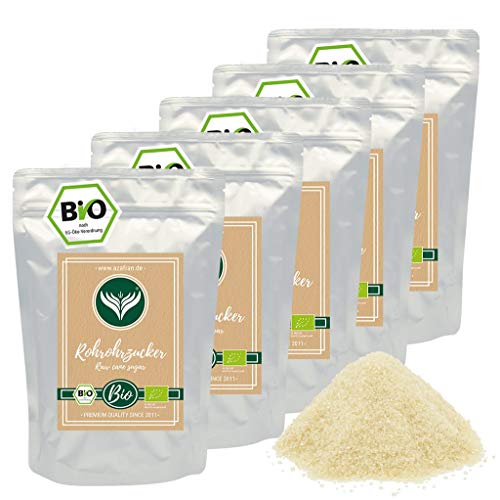 Azafran BIO Rohrohrzucker zartgold fein gemahlen 5kg Azafran BIO Rohrohrzucker zartgold fein gemahlen 5kg von Azafran