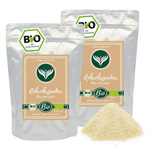 Azafran BIO Rohrohrzucker zartgold gemahlen 2kg von Azafran