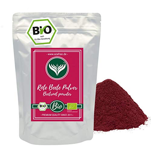 Azafran BIO Rote Beete Pulver - Rote Bete getrocknet gemahlen 500g von Azafran