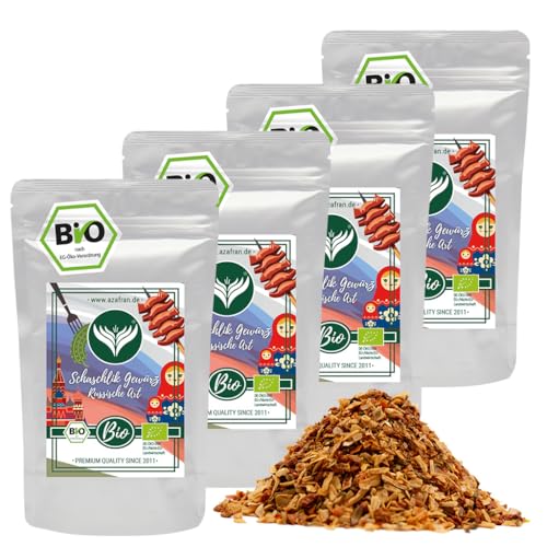 Azafran BIO Schaschlik Gewürz, Gewürzmischung - Gewürzzubereitung für Fleischspieße im russischen Stil 1kg Azafran BIO Schaschlik Gewürz, Gewürzmischung - Gewürzzubereitung für Fleischspieße im russischen Stil 1kg von Azafran