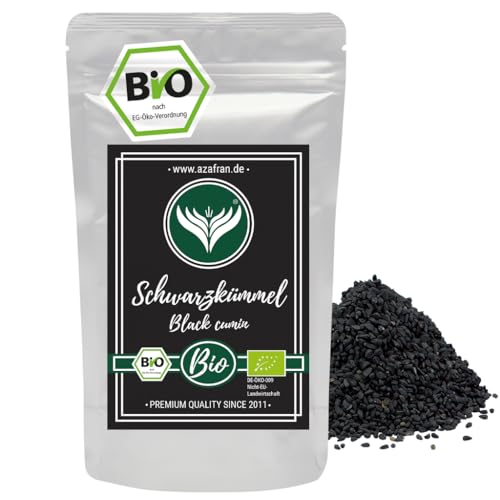 Azafran BIO Schwarzkümmel Samen ganz Ägyptisch nigella sativa 250g von Azafran