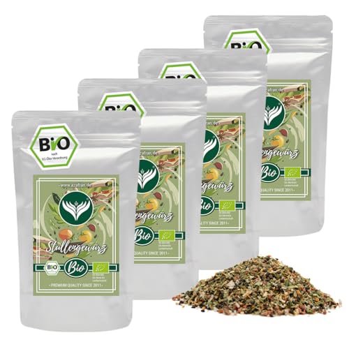 Azafran BIO Stullengewürz, Butterbrot Topping Gewürzzubereitung, Stullen Spice Crunch Gewürz 1kg von Azafran