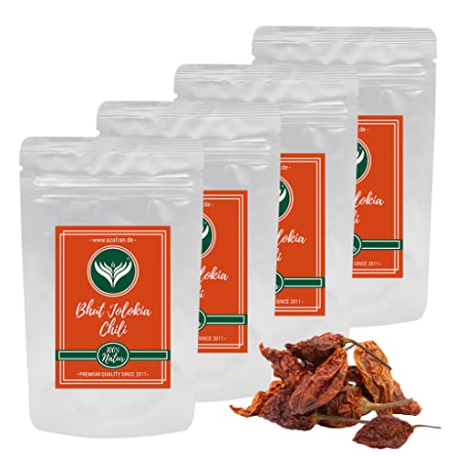 Azafran Bhut Jolokia Chili ganz, Vorsicht scharf! Geisterchili Schoten, Naga whole natural 400g Azafran Bhut Jolokia Chili ganz, Vorsicht scharf! Geisterchili Schoten, Naga whole natural 400g von Azafran