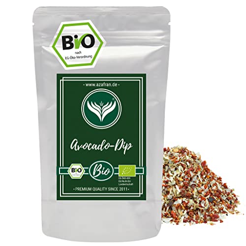 Azafran Bio Avocado Dip Gewürz/Gewürzzubereitung für Avokado Topping, Guacamole & Bowls 250g von Azafran