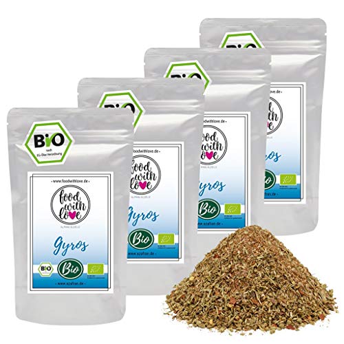 Azafran Bio Gyrosgewürz/Gewürzmischung/Gewürzzubereitung Food with Love 1kg von Azafran