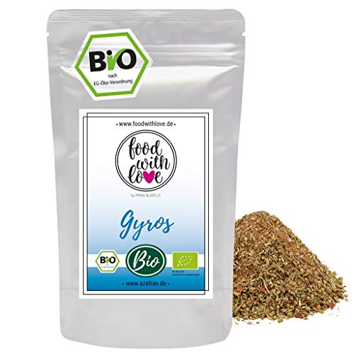 Azafran Bio Gyrosgewürz/Gewürzzubereitung Food with Love 250g von Azafran