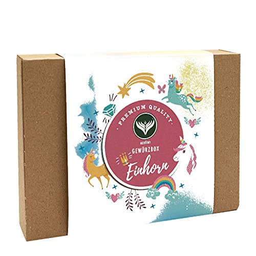 Azafran Einhorn Gewürze Set - Geschenkset mit 4 Gewürzen für Kinder und Kindgebliebene Azafran Einhorn Gewürze Set - Geschenkset mit 4 Gewürzen für Kinder und Kindgebliebene von Azafran