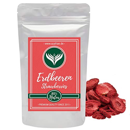Azafran Erdbeerscheiben gefriergetrocknet, natürliche Erdbeeren getrocknet in Scheiben 250g Azafran Erdbeerscheiben gefriergetrocknet, natürliche Erdbeeren getrocknet in Scheiben 250g von Azafran