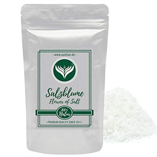 Azafran Flor de Sal natural, Fleur de Sel, Salzblume Meersalz aus Portugal 250g von Azafran