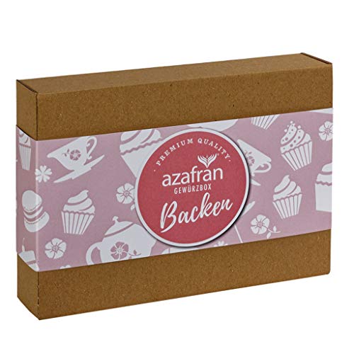 Azafran Gewürze Set Backen - Gewürzbox zum Backen von Azafran