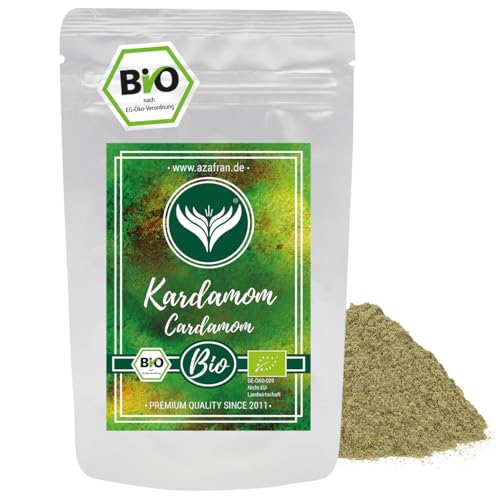 Azafran Grüner BIO-Kardamom gemahlen - Kardamompulver aus Guatemala 50g von Azafran