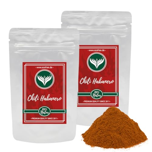 Azafran Habanero Chili Pulver/gemahlen Vorsicht scharf! 200g von Azafran