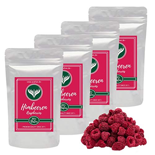 Azafran Himbeeren gefriergetrocknet ganz, natürliche Himbeer Früchte getrocknet 1kg von Azafran