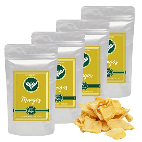 Azafran Mangoscheiben gefriergetrocknet, natürliche Mangos getrocknet in Scheiben | Trockenfrüchte 1kg von Azafran