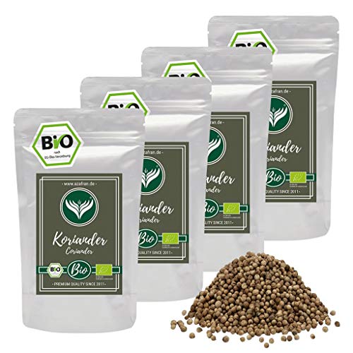 Azafran BIO Koriander-Samen ganz Koriander Saat (Körner) 1kg von Azafran