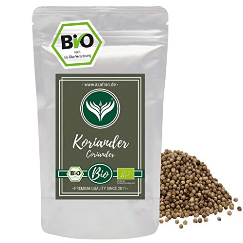Azafran BIO Koriander-Samen ganz Koriander Saat (Körner) 250g von Azafran