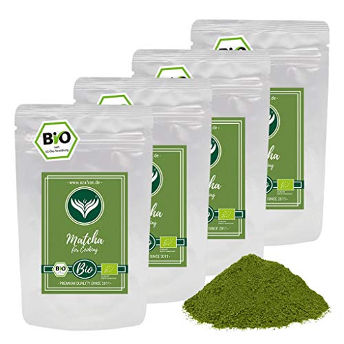 Azafran BIO Matcha Tee Pulver - Premium for Cooking aus Japan 400g von Azafran