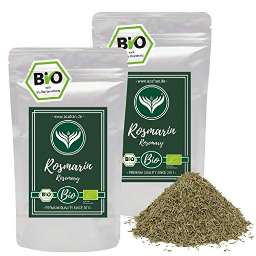 Azafran BIO Rosmarin getrocknet - Perfekt auch als Rosmarin Tee 500g von Azafran