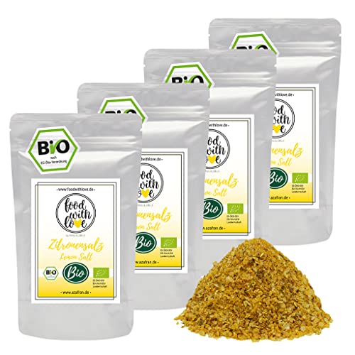 BIO Zitronensalz lose | Salz mit Zitrone | Zitronen Gourmetsalz by Food with Love kaufen 1kg von Azafran