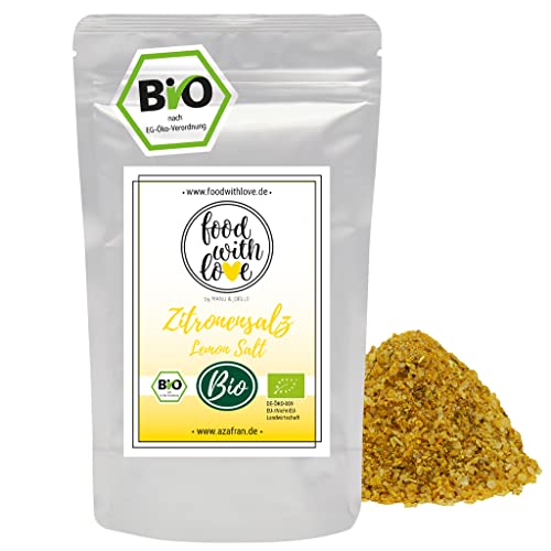 BIO Zitronensalz lose | Salz mit Zitrone | Zitronen Gourmetsalz by Food with Love kaufen 250g von Azafran