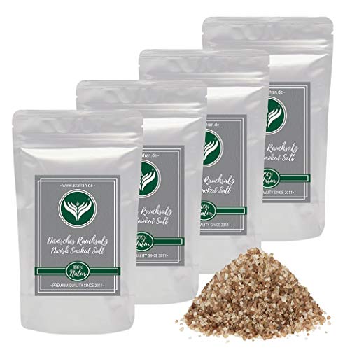 Azafran Dänisches Rauchsalz grob, mit Buchenholz geräuchertes Salz aus Dänemark 1kg von Azafran