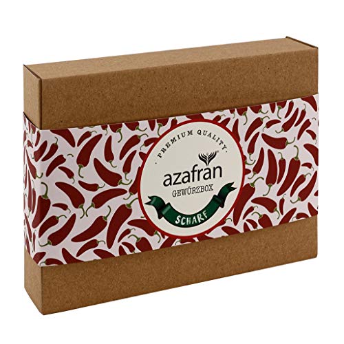 Azafran Gewürze Set Hot - Geschenkset Scharf mit Chili von Azafran