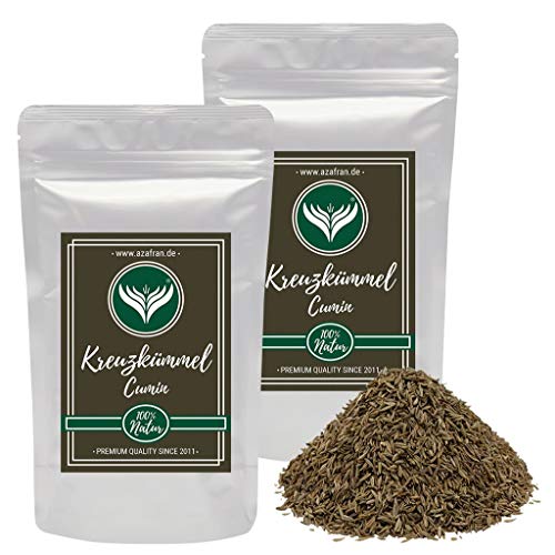 Azafran Kreuzkümmel (Cumin) Kapseln ganz - Kreuzkümmelsamen 1kg von Azafran