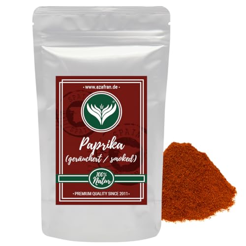 Azafran Paprika geräuchert smoked (süß) gemahlen aus Spanien Paprikapulver 250g von Azafran