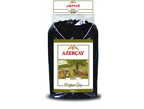 AZERCAY BUKET schwarzer Tee klare Verpackung - aus Aserbaidschan lose / Dogma Cay (1000 gr) von Azercay